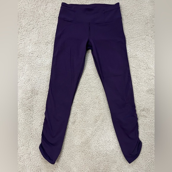 Lululemon purple leggings sz 6 - Picture 1 of 6